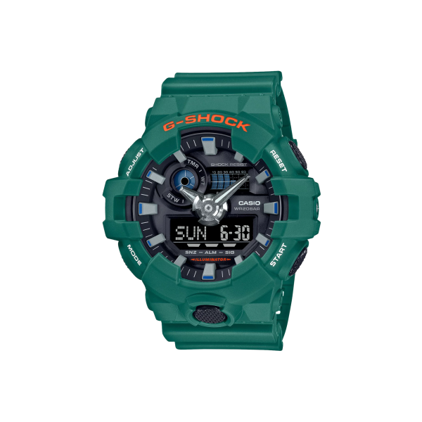 G-Shock GA-700SC-3A – Reloj Deportivo Verde Aqua con Resistencia Extrema