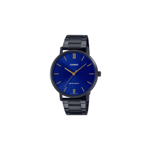 Novedades – Casio Perú Reloj Casio MTP-VT01B-2BUDF azul y negro para hombre