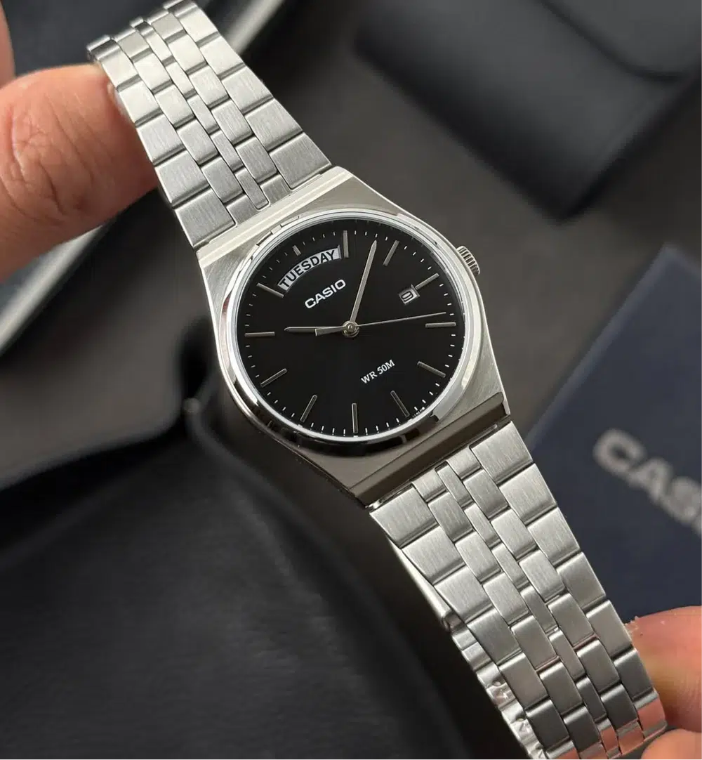 Reloj Casio MTP-B146D-1AVDF – Elegancia Retro Clásica – Casio Perú Reloj Casio MTP-B146D-1AVDF – Elegancia Retro Clásica - Imagen 2