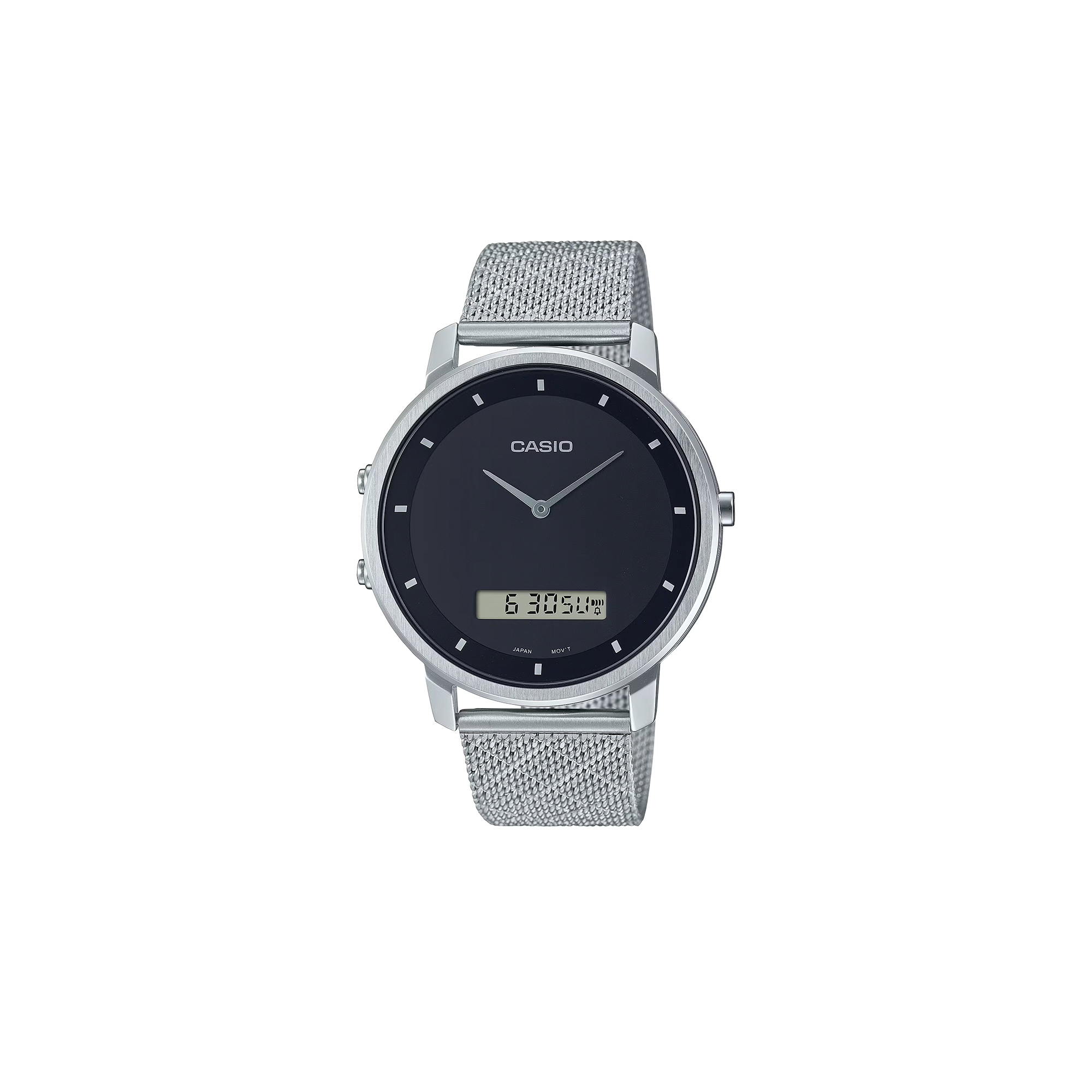 Reloj Casio MTP-B200M-1EDF para Hombre – Estilo Moderno y Elegancia en Acero Inoxidable – Casio Perú Reloj Casio MTP-B200M-1EDF para Hombre con correa de malla metálica negra