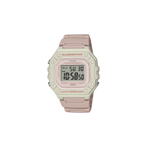 Novedades – Casio Perú Reloj Casio W-218HC-4A2V Unisex — Deportivo Transparente en Rosa Pálido (Nude)