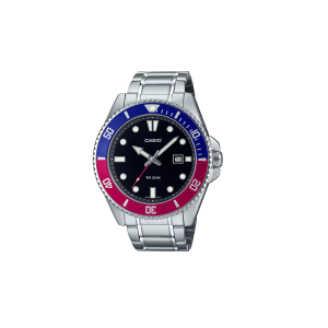 Novedades – Casio Perú Reloj Casio MDV-107D-1A3VDF original hombre deportivo profesional acero inoxidable plateado