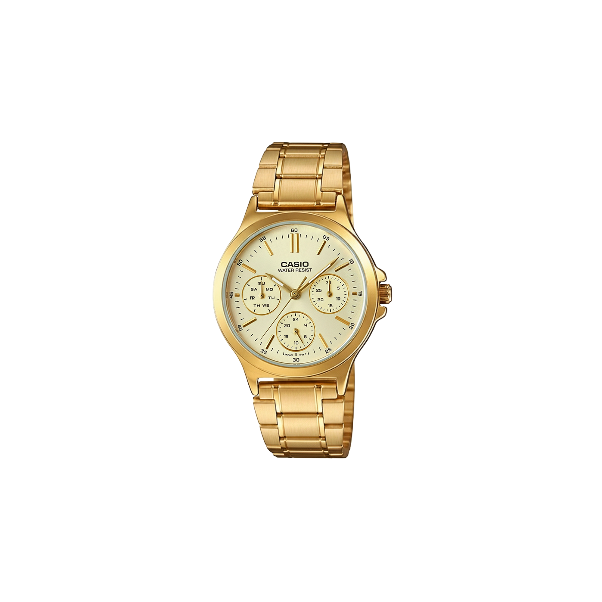 Reloj Casio LTP-V300G-9AUDF Mujer — Clásico Elegante en Acero Inoxidable Dorado – Casio Perú Reloj Casio LTP-V300G-9AUDF original mujer clásico elegante dorado