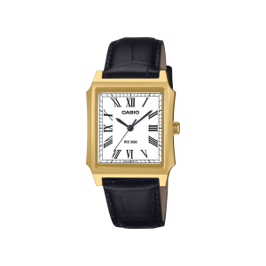Reloj Casio MTP-B190GL-7B para hombre con correa de cuero marrón