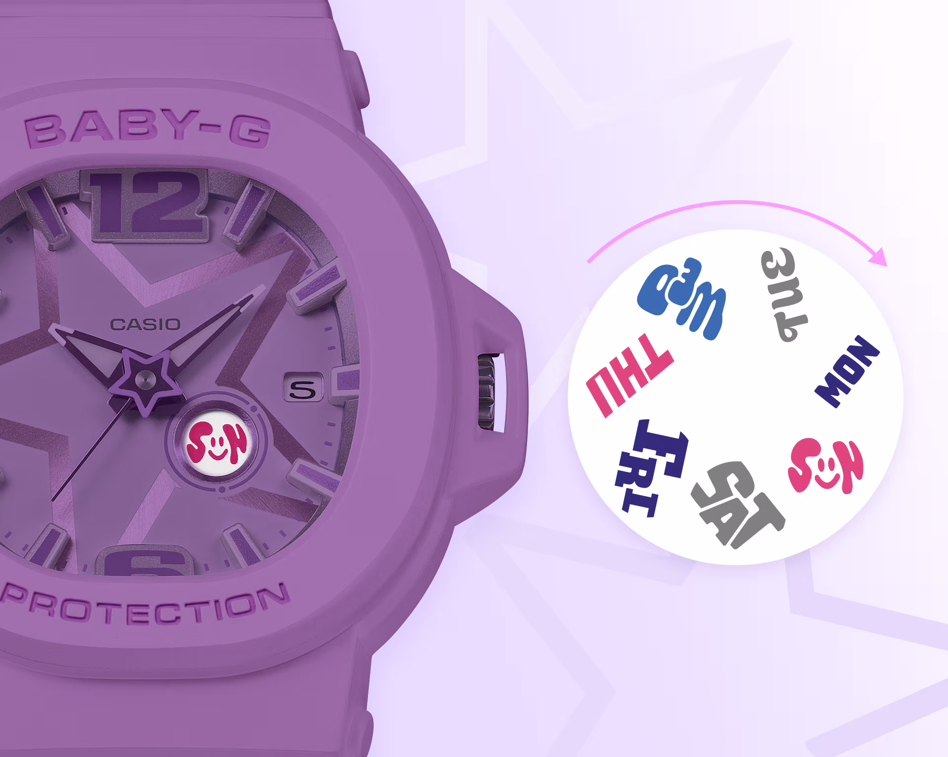 Reloj Casio Baby‑G BGA‑10D‑6ADR para Mujer — Digital Deportivo Resistente 100M – Casio Perú Reloj Casio Baby‑G BGA‑10D‑6ADR para Mujer — Digital Deportivo Resistente 100M - Imagen 5