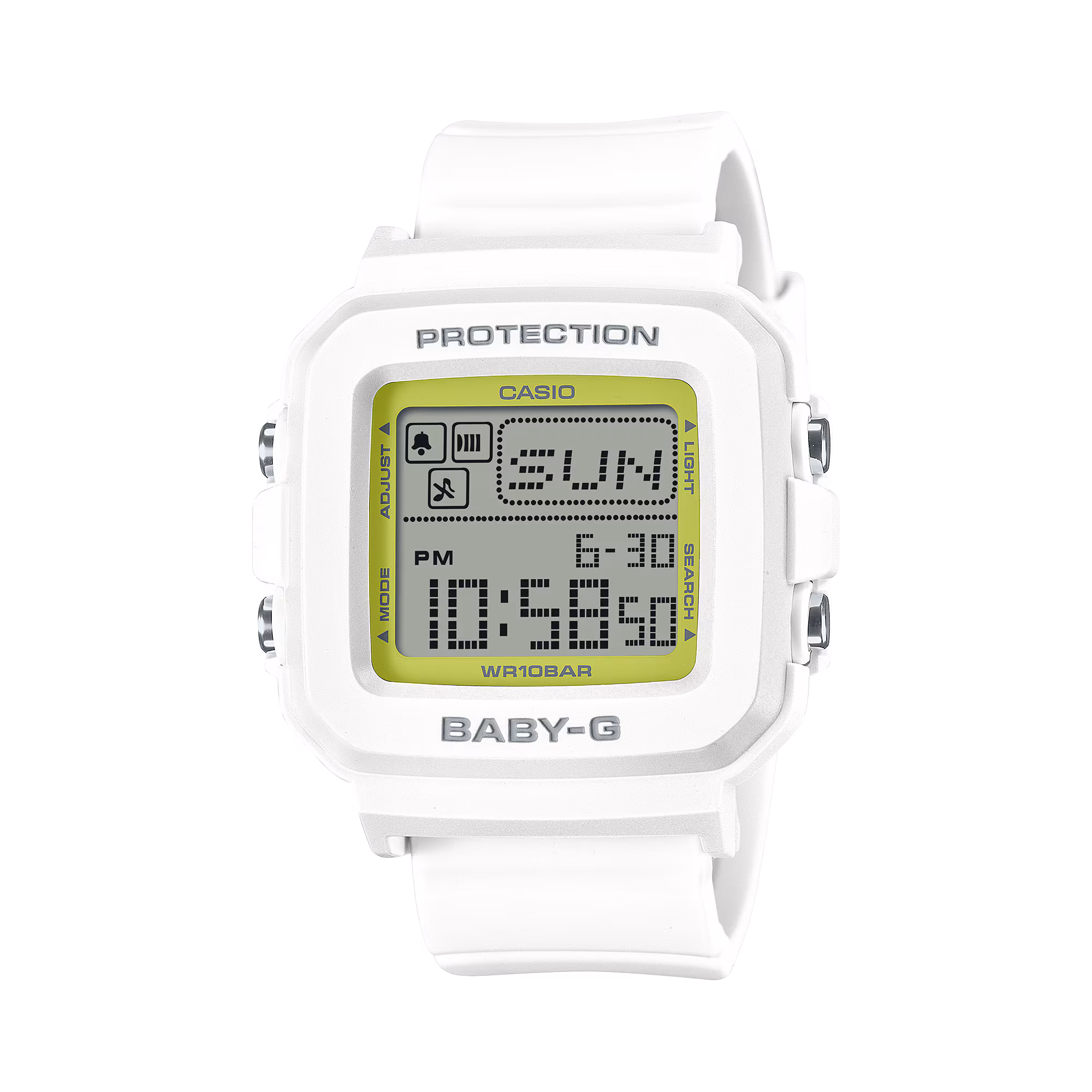 Reloj Casio Baby‑G BGD‑10K‑7DR para Mujer — Digital Blanco Resistente 100M – Casio Perú Reloj Casio Baby‑G BGD‑10K‑7DR para Mujer — Digital Blanco Resistente 100M - Imagen 4