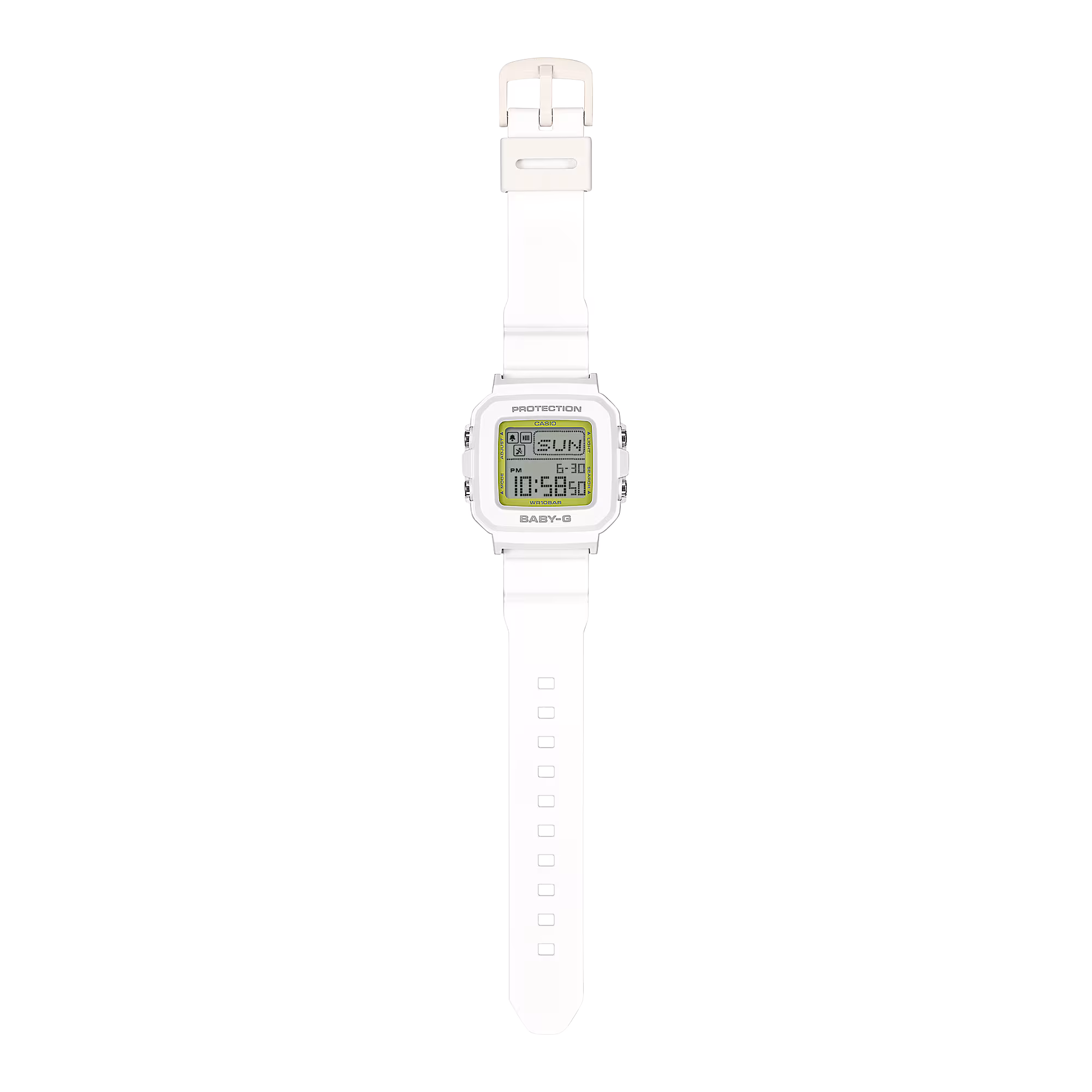 Reloj Casio Baby‑G BGD‑10K‑7DR para Mujer — Digital Blanco Resistente 100M – Casio Perú Reloj Casio Baby‑G BGD‑10K‑7DR para Mujer — Digital Blanco Resistente 100M - Imagen 8
