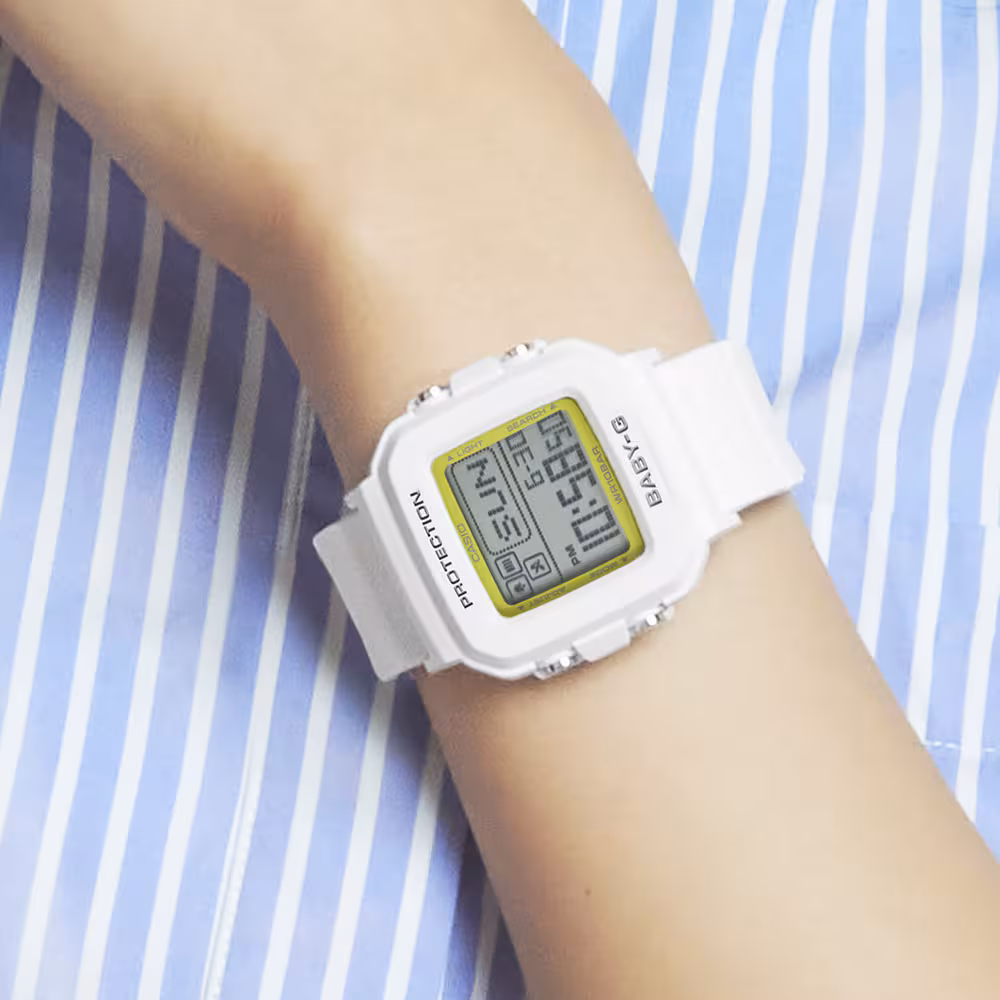 Reloj Casio Baby‑G BGD‑10K‑7DR para Mujer — Digital Blanco Resistente 100M – Casio Perú Reloj Casio Baby‑G BGD‑10K‑7DR para Mujer — Digital Blanco Resistente 100M - Imagen 3