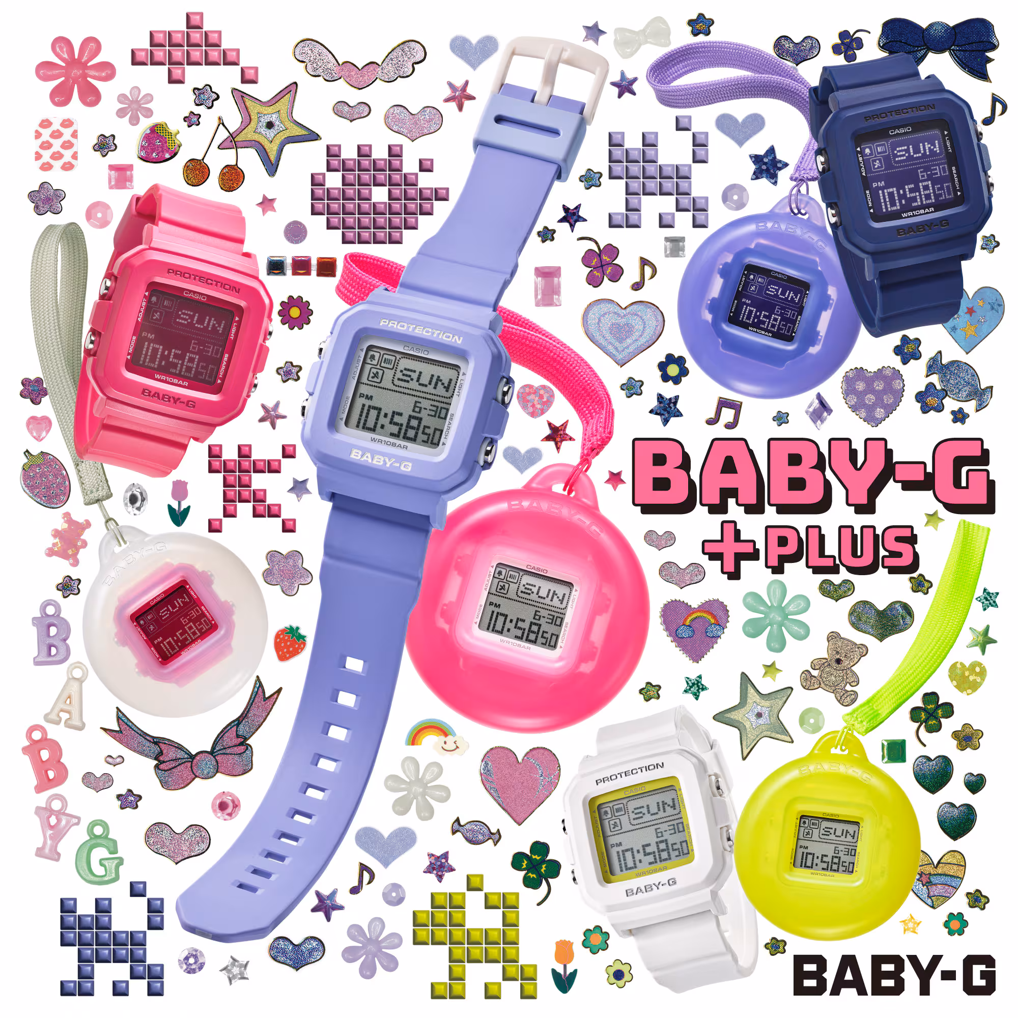 Reloj Casio Baby‑G BGD‑10K‑7DR para Mujer — Digital Blanco Resistente 100M – Casio Perú Reloj Casio Baby‑G BGD‑10K‑7DR para Mujer — Digital Blanco Resistente 100M - Imagen 9