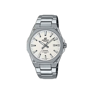 Reloj Casio Edifice EFR‑S108D‑7AV acero inoxidable esfera blanca