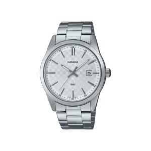 Reloj Casio MTP‑VD03D‑7AUDF acero inoxidable esfera blanca