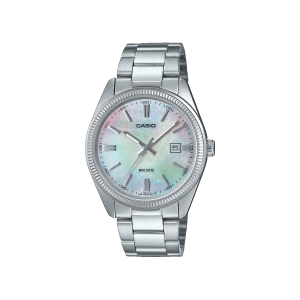 Reloj Casio MTP‑1302DS‑7A acero inoxidable plateado hombre