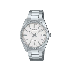 Reloj Casio MTP‑1302DA‑7A acero inoxidable plateado hombre