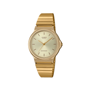 Reloj Casio MQ‑24G‑9EDF negro con detalles dorados