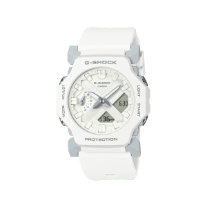 Reloj G‑Shock GA‑2300‑7A blanco analógico digital