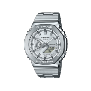 Reloj G‑Shock GM‑2110D‑7ADR acero inoxidable plateado