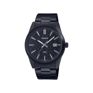 Reloj Casio MTP‑VD03B‑1AUDF negro acero inoxidable