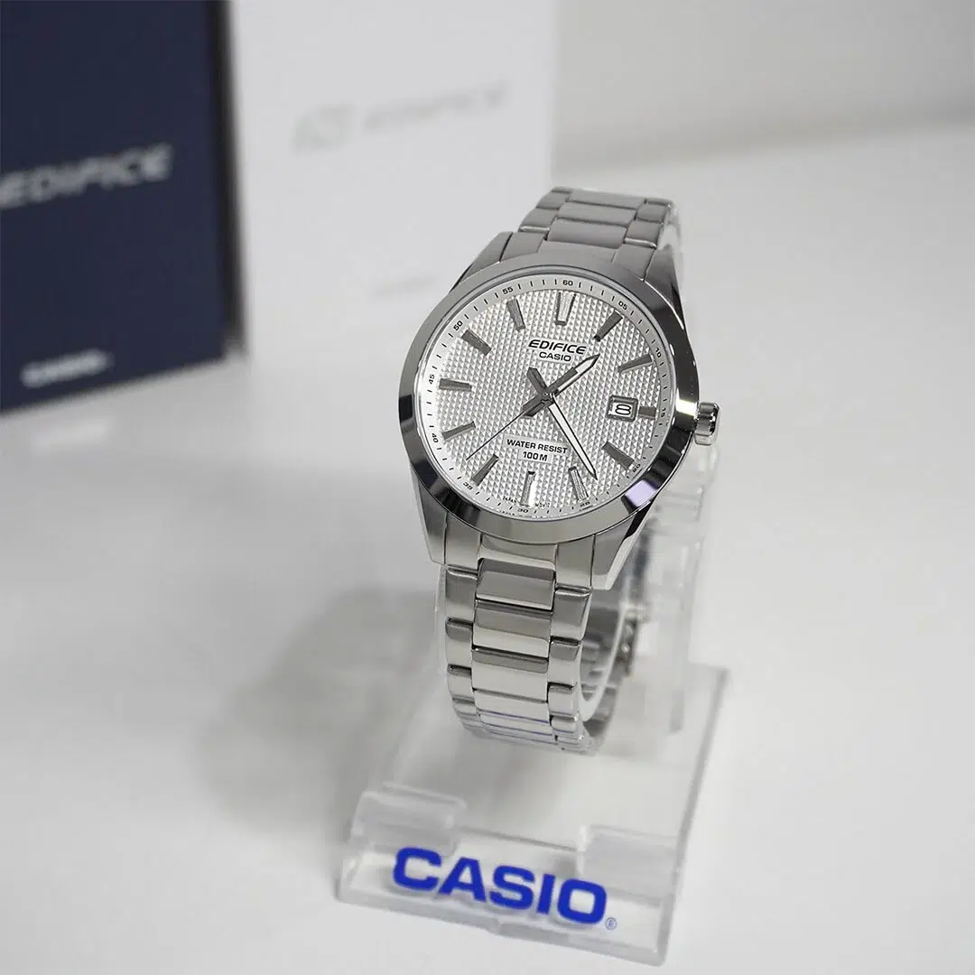 Reloj Casio Edifice EFV-160D-7AVDF Hombre — Analógico Plateado Deportivo Elegante con Acero Inoxidable – Casio Perú Reloj Casio Edifice EFV-160D-7AVDF Hombre — Analógico Plateado Deportivo Elegante con Acero Inoxidable - Imagen 3