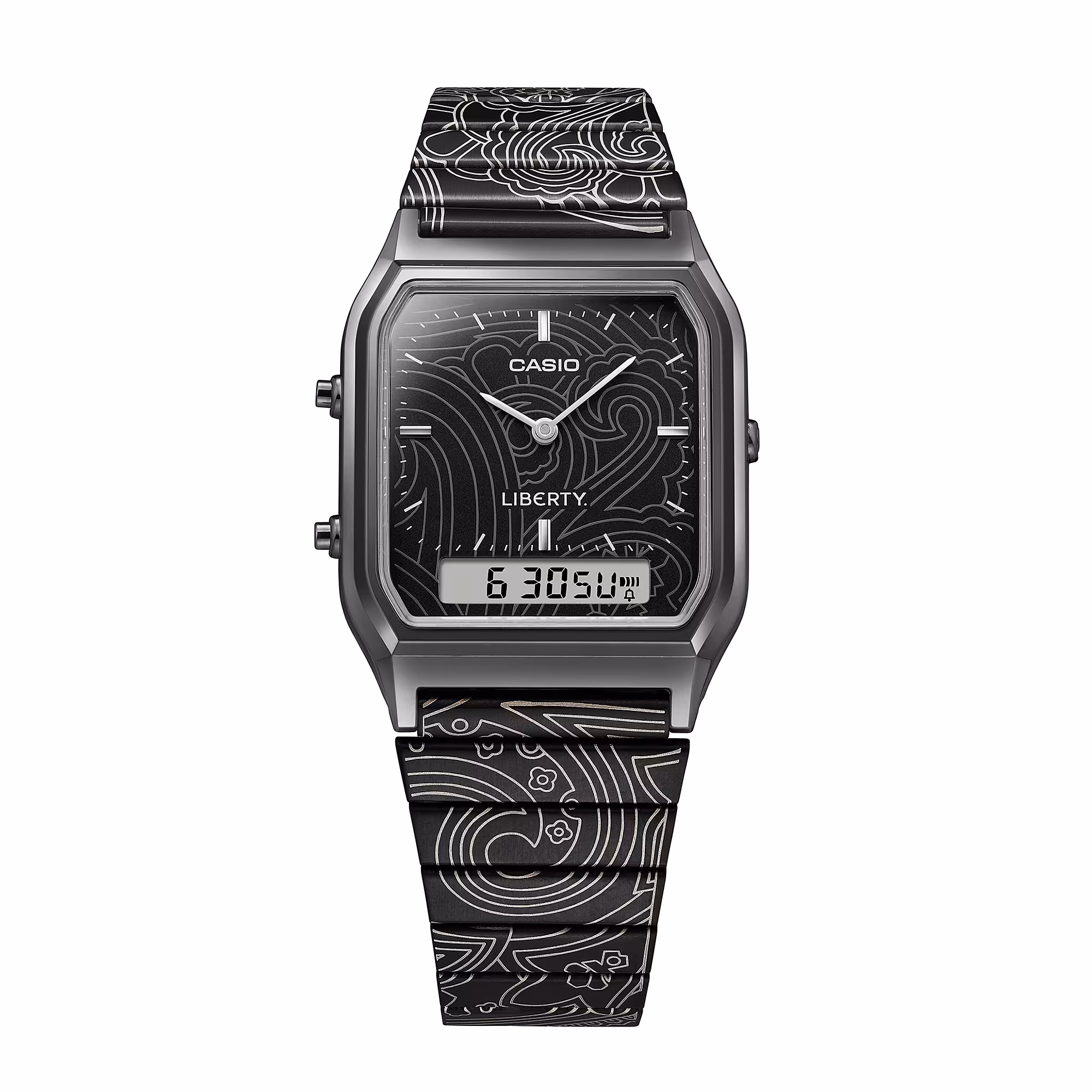 Reloj Casio Vintage x Liberty AQ-230EBLT-1A Edición Limitada Ana-Digi Retro – Casio Perú Reloj Casio Vintage x Liberty AQ-230EBLT-1A Edición Limitada Ana-Digi Retro - Imagen 2