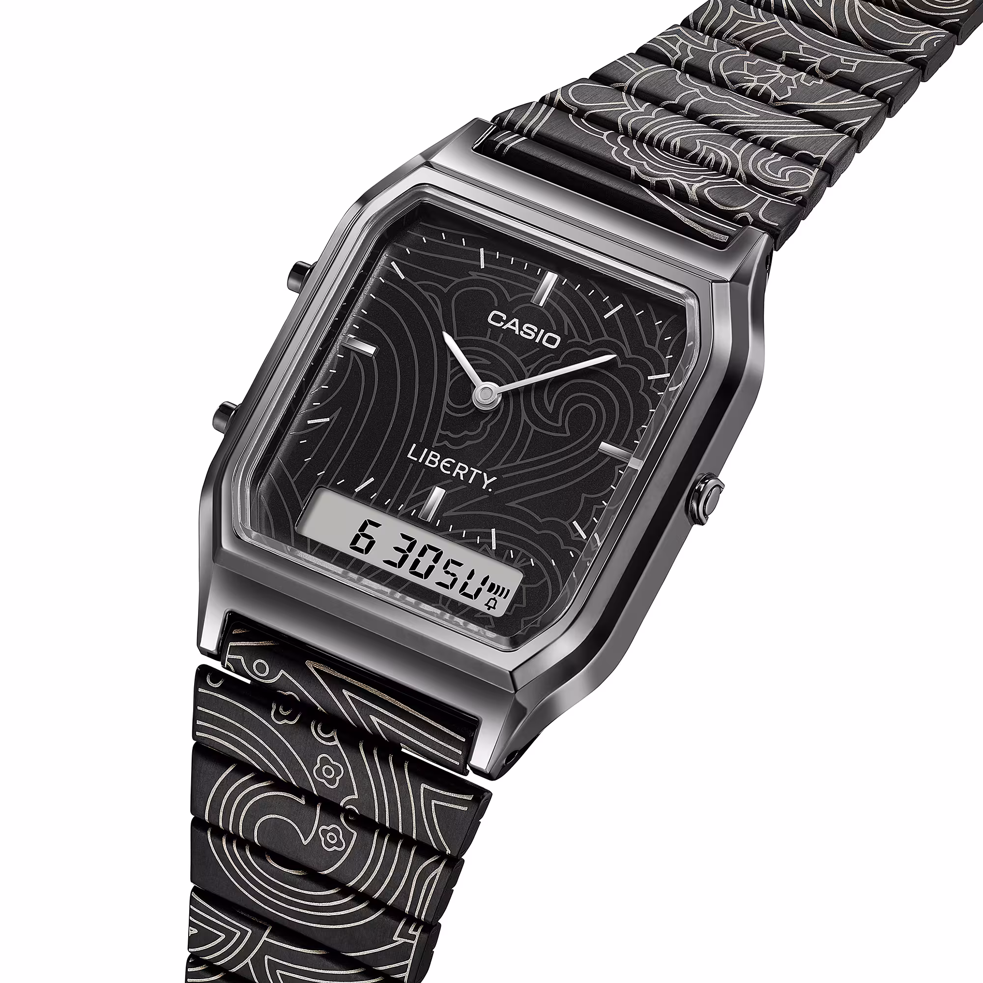 Reloj Casio Vintage x Liberty AQ-230EBLT-1A Edición Limitada Ana-Digi Retro – Casio Perú Reloj Casio Vintage x Liberty AQ-230EBLT-1A Edición Limitada Ana-Digi Retro - Imagen 4