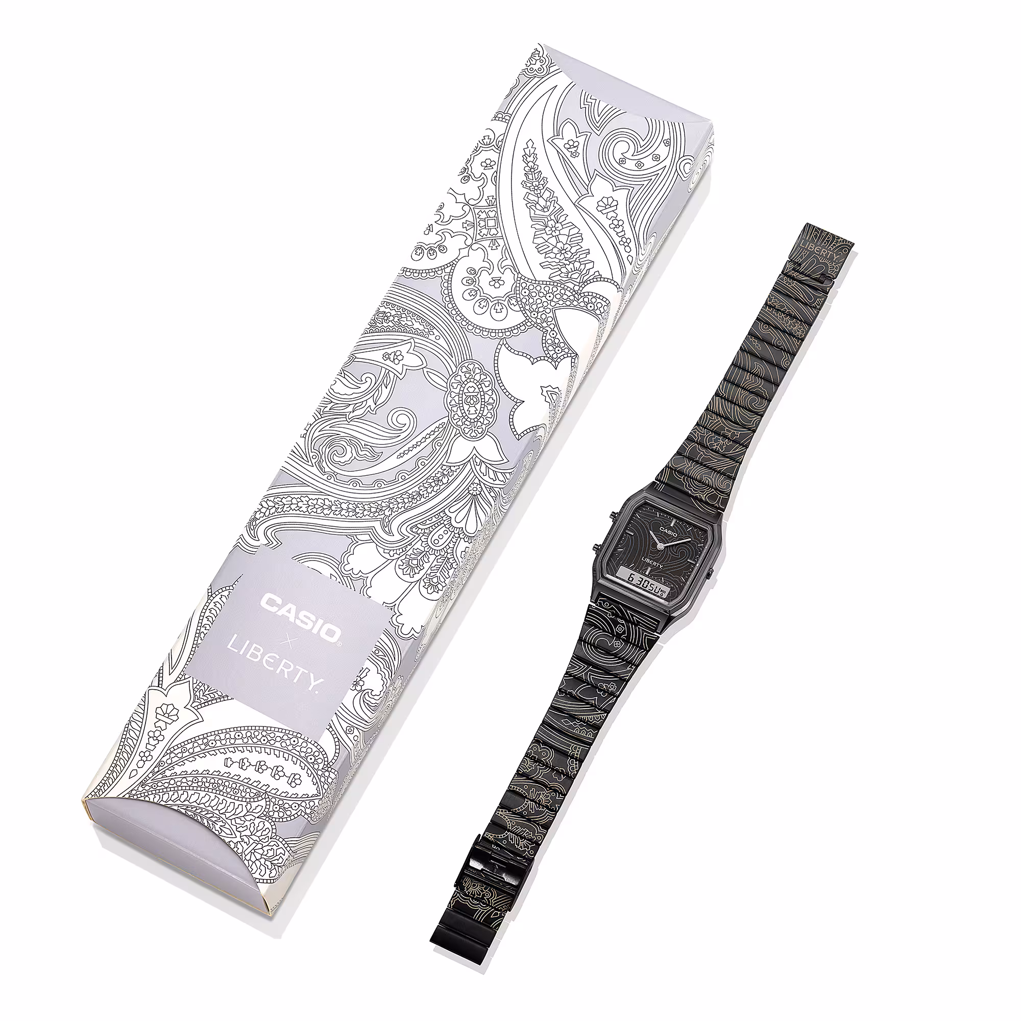 Reloj Casio Vintage x Liberty AQ-230EBLT-1A Edición Limitada Ana-Digi Retro – Casio Perú Reloj Casio Vintage x Liberty AQ-230EBLT-1A Edición Limitada Ana-Digi Retro - Imagen 9