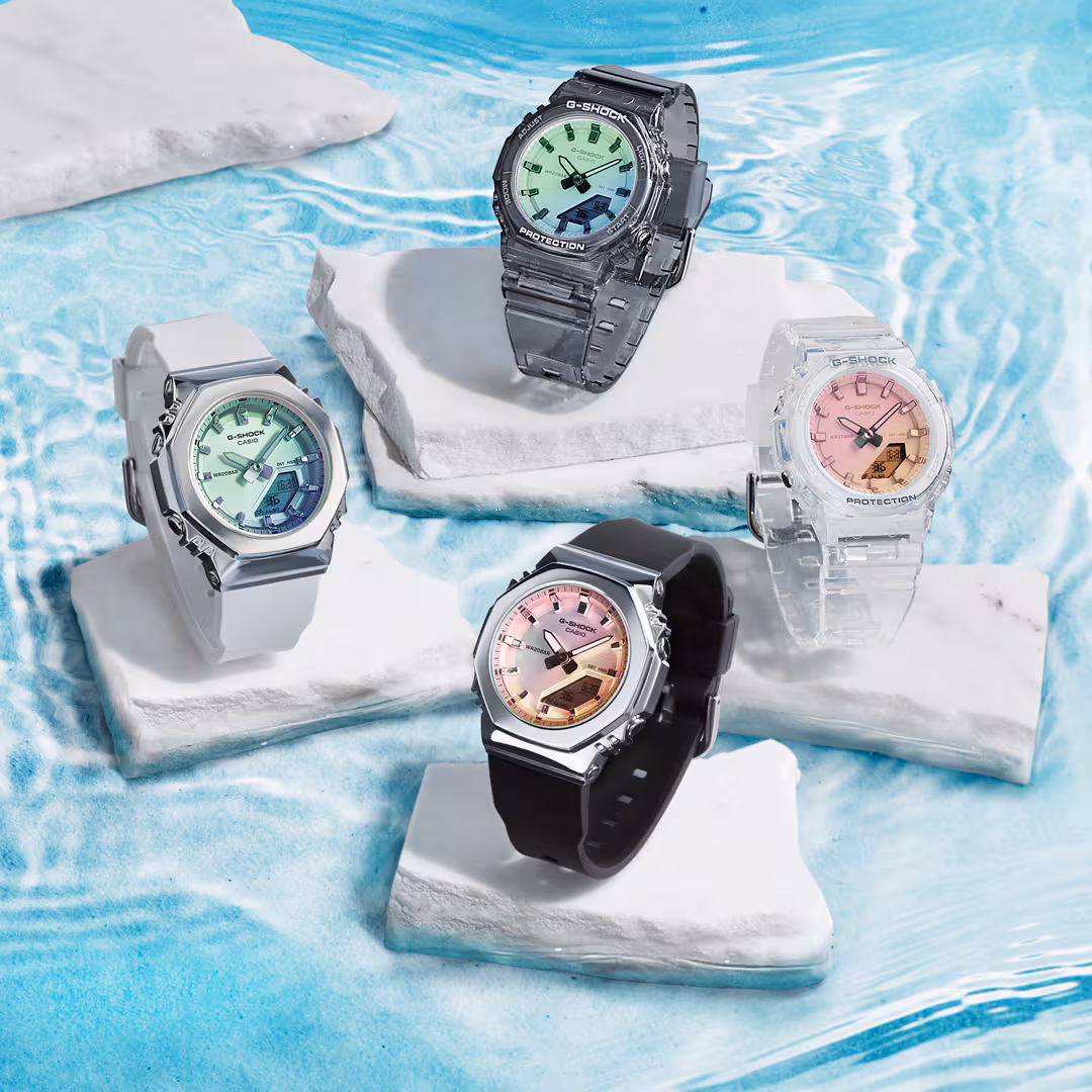 Reloj Casio G-Shock GM-S2110SR-7ADR Mujer – Rosé Gold Blanco Analógico Digital 200M – Casio Perú Reloj Casio G-Shock GM-S2110SR-7ADR Mujer – Rosé Gold Blanco Analógico Digital 200M - Imagen 8