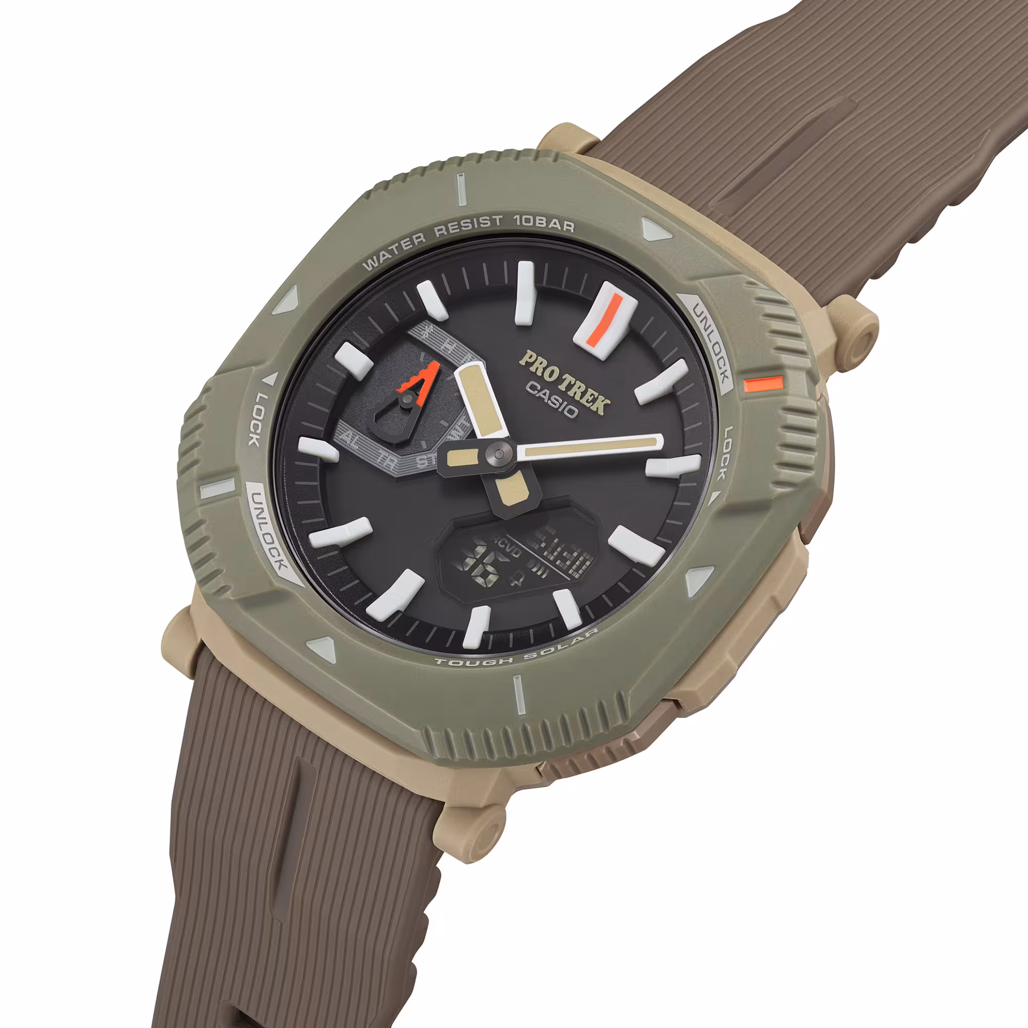 Reloj Casio Pro Trek PRJ-B001-5 Hombre — Solar Bluetooth Ultraligero Táctico – Casio Perú Reloj Casio Pro Trek PRJ-B001-5 Hombre — Solar Bluetooth Ultraligero Táctico - Imagen 3
