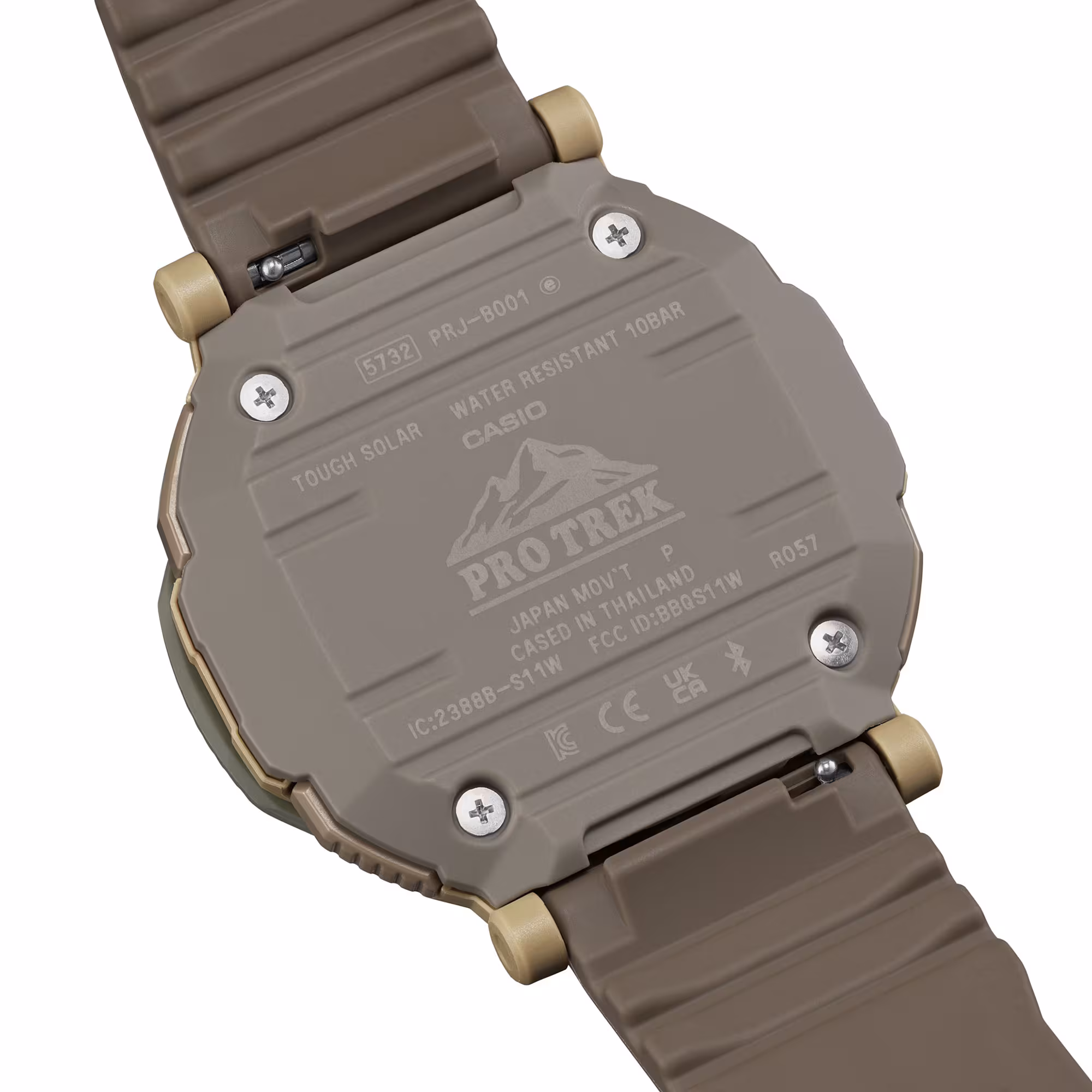 Reloj Casio Pro Trek PRJ-B001-5 Hombre — Solar Bluetooth Ultraligero Táctico – Casio Perú Reloj Casio Pro Trek PRJ-B001-5 Hombre — Solar Bluetooth Ultraligero Táctico - Imagen 4
