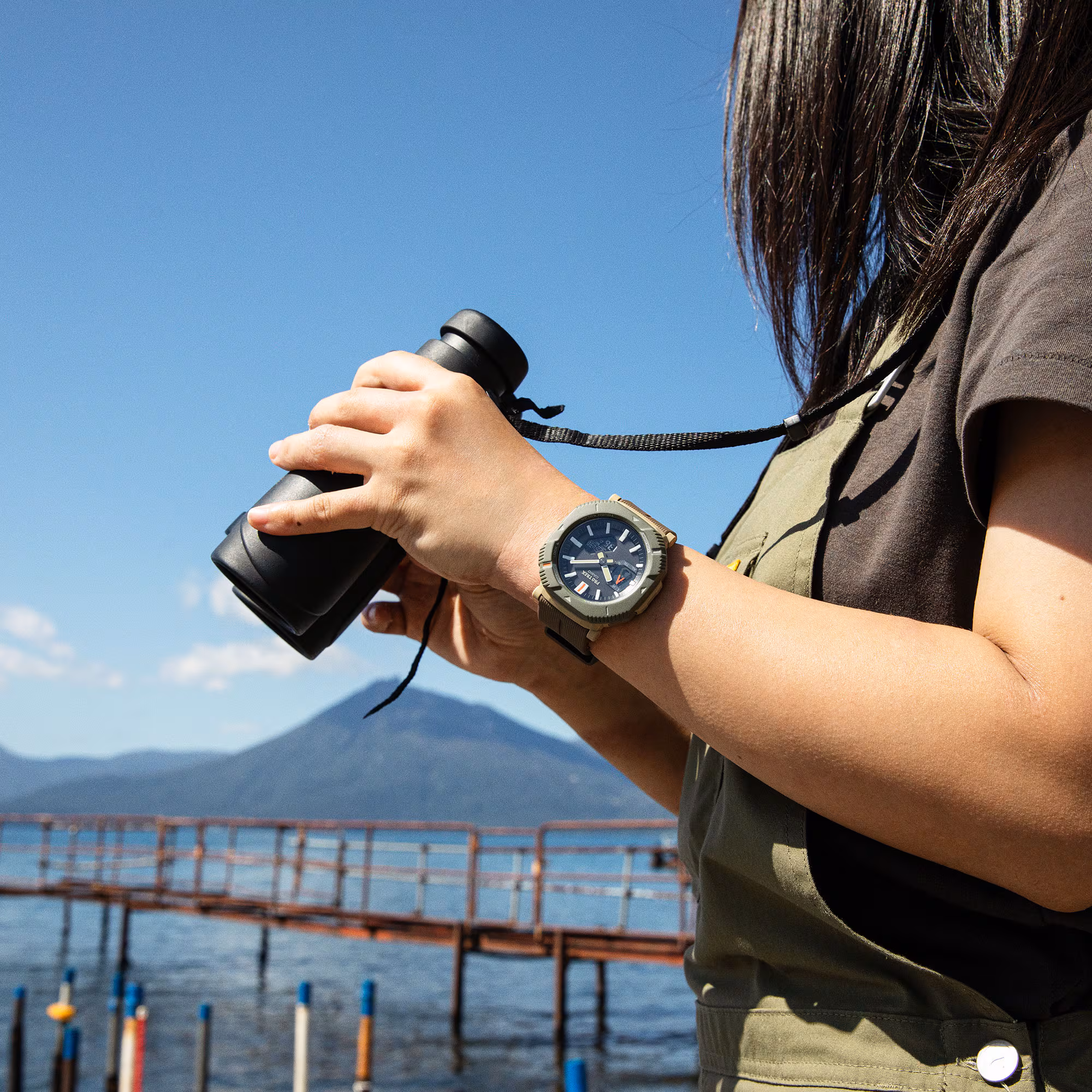 Reloj Casio Pro Trek PRJ-B001-5 Hombre — Solar Bluetooth Ultraligero Táctico – Casio Perú Reloj Casio Pro Trek PRJ-B001-5 Hombre — Solar Bluetooth Ultraligero Táctico - Imagen 6