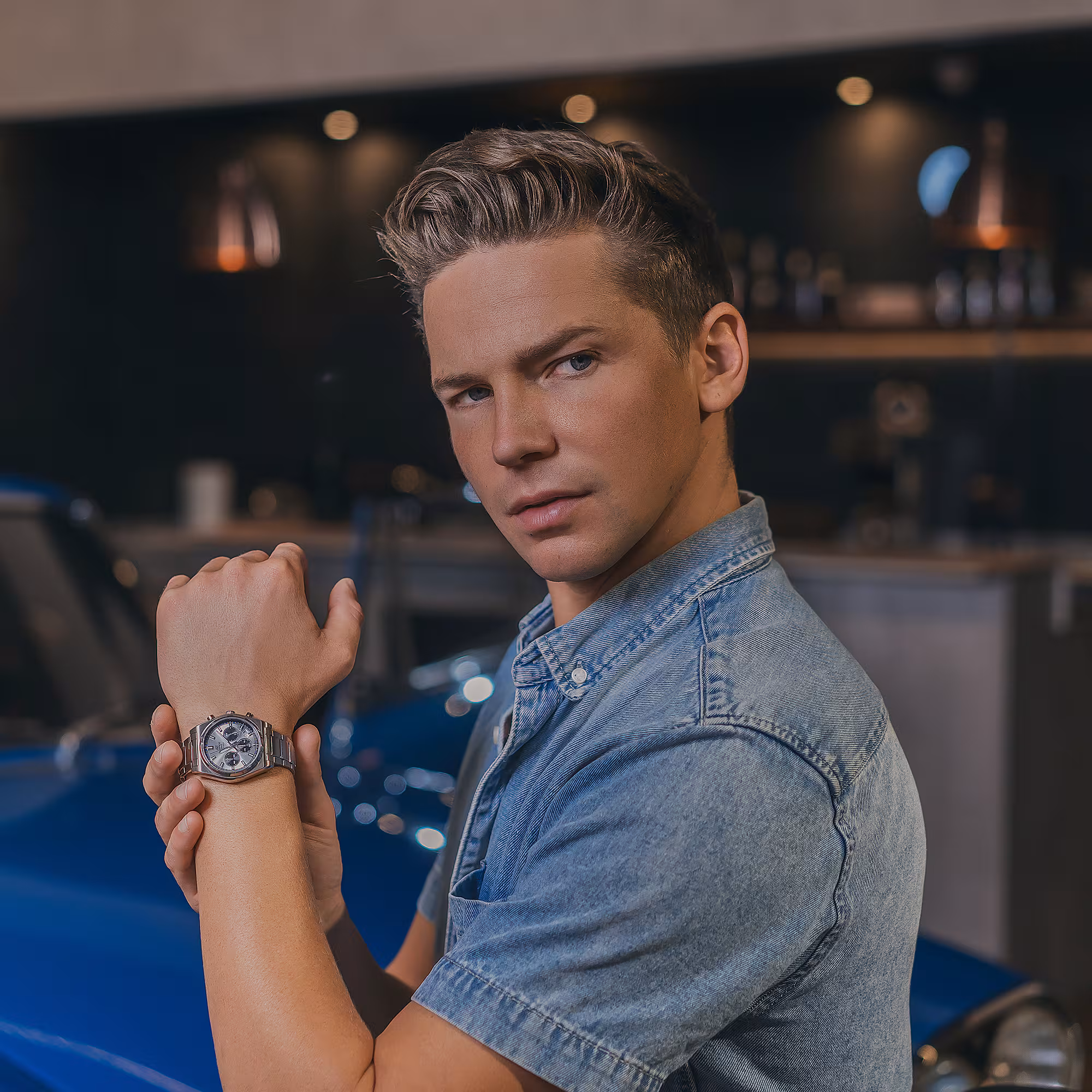 Reloj Casio Edifice EFB-730D-7AVUDF Hombre – Cronógrafo Blanco Acero Inoxidable con Cristal de Zafiro 100M – Casio Perú Reloj Casio Edifice EFB-730D-7AVUDF Hombre – Cronógrafo Blanco Acero Inoxidable con Cristal de Zafiro 100M - Imagen 6