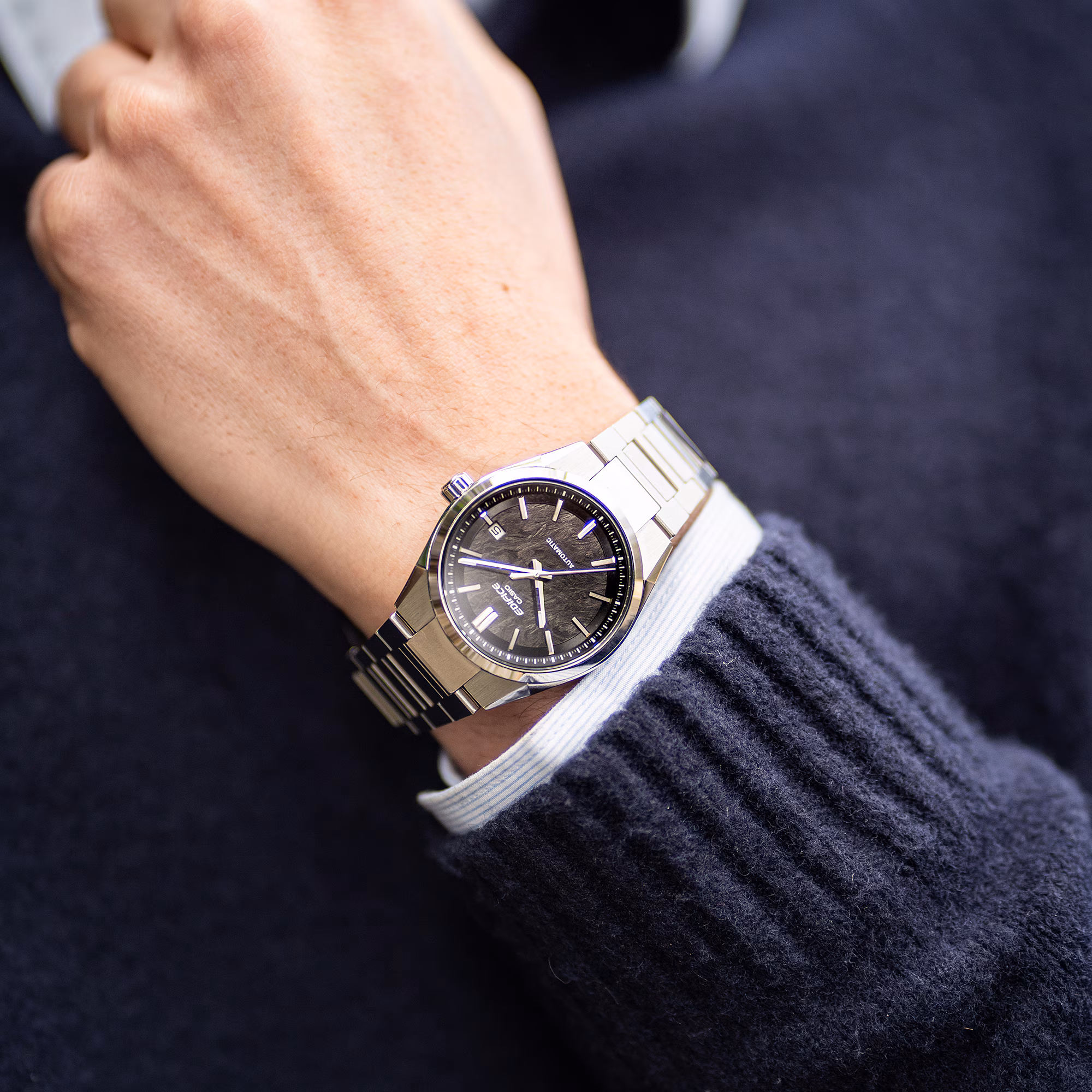 Casio Edifice EFK-110D-1ADR | Reloj Automático Deportivo Esfera Negra – Casio Perú Casio Edifice EFK-110D-1ADR | Reloj Automático Deportivo Esfera Negra - Imagen 7