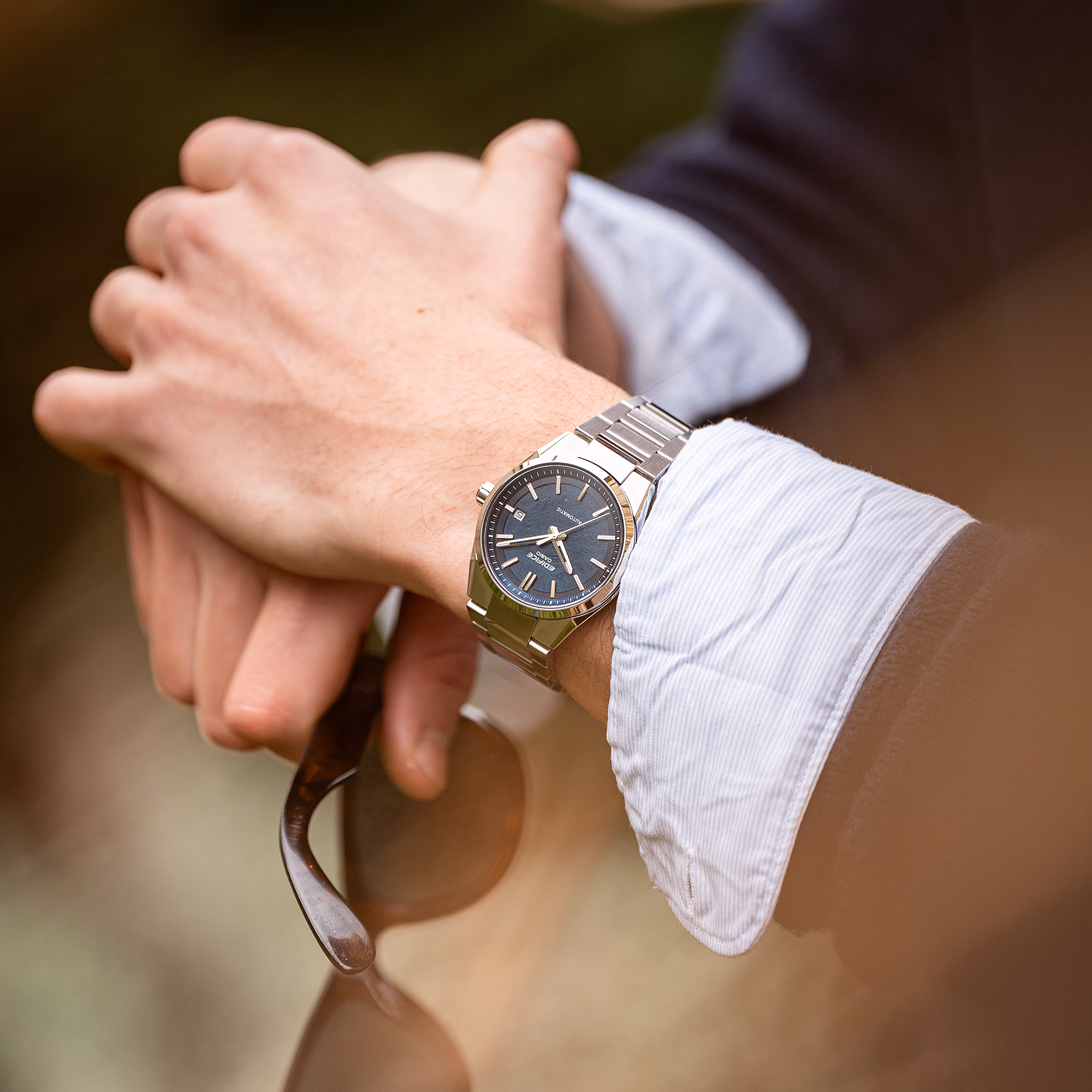 Casio Edifice EFK-110D-2ADR | Reloj Automático Deportivo Esfera Azul – Casio Perú Casio Edifice EFK-110D-2ADR | Reloj Automático Deportivo Esfera Azul - Imagen 7