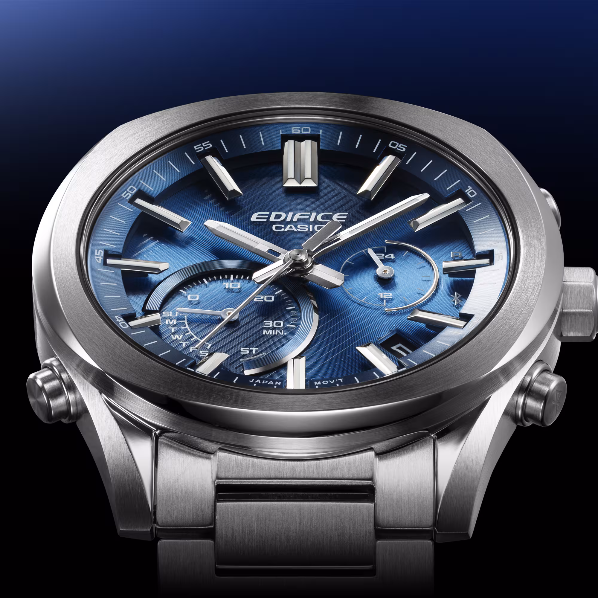 Reloj Casio Edifice EQB-1300D-2ADF Hombre – Bluetooth Cronógrafo Acero Inoxidable Azul – Casio Perú Reloj Casio Edifice EQB-1300D-2ADF Hombre – Bluetooth Cronógrafo Acero Inoxidable Azul - Imagen 6
