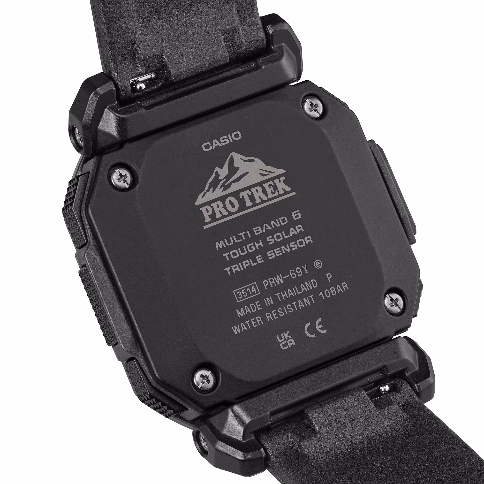 Reloj Casio Pro Trek PRW-69Y-1DR Hombre – Tough Solar Multiband 6 Triple Sensor 200M – Casio Perú Reloj Casio Pro Trek PRW-69Y-1DR Hombre – Tough Solar Multiband 6 Triple Sensor 200M - Imagen 9