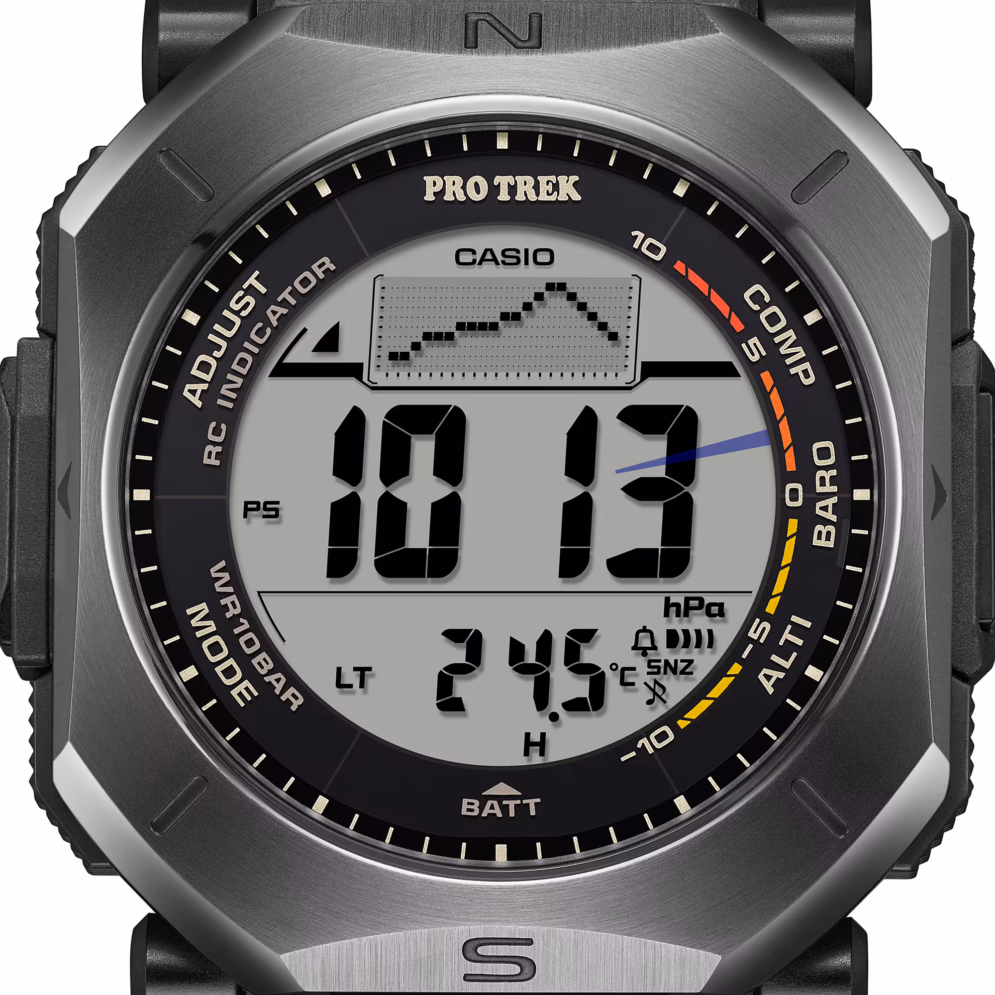 Reloj Casio Pro Trek PRW-69Y-1DR Hombre – Tough Solar Multiband 6 Triple Sensor 200M – Casio Perú Reloj Casio Pro Trek PRW-69Y-1DR Hombre – Tough Solar Multiband 6 Triple Sensor 200M - Imagen 7