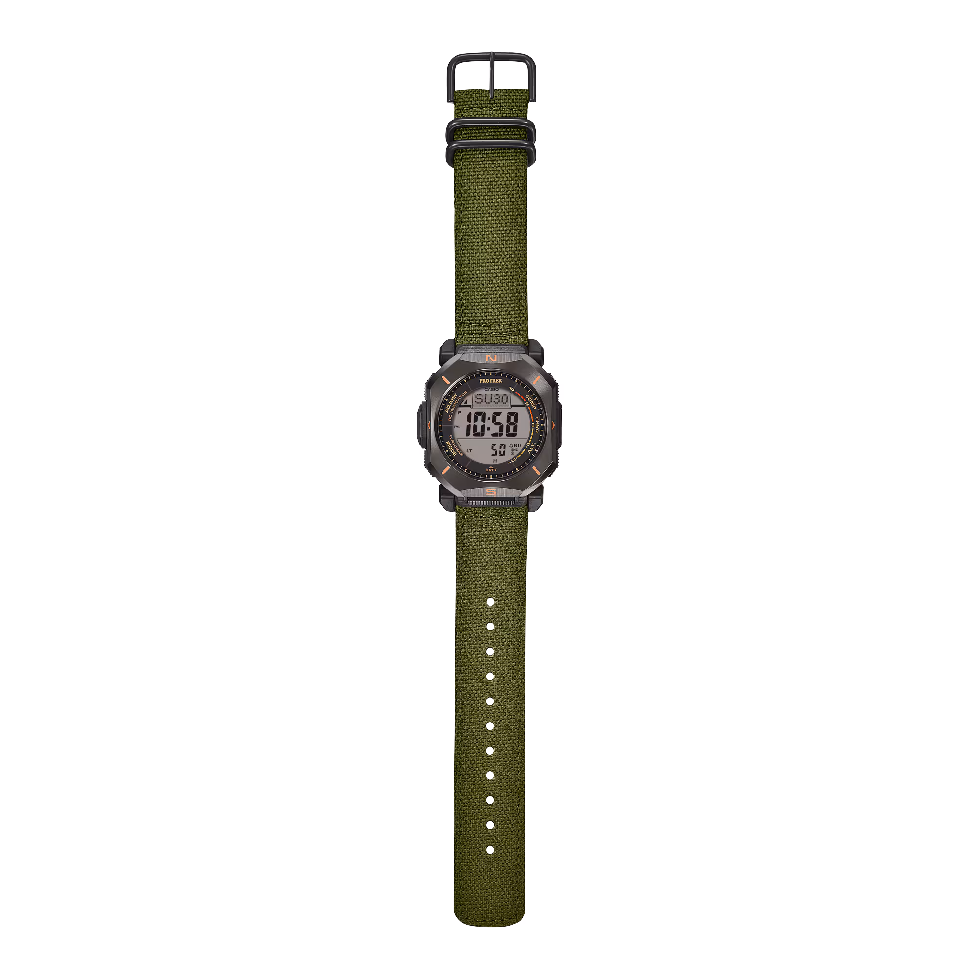Reloj Casio Pro Trek PRW-69YB-3DR Hombre – Tough Solar Triple Sensor Outdoor Verde – Casio Perú Reloj Casio Pro Trek PRW-69YB-3DR Hombre – Tough Solar Triple Sensor Outdoor Verde - Imagen 9
