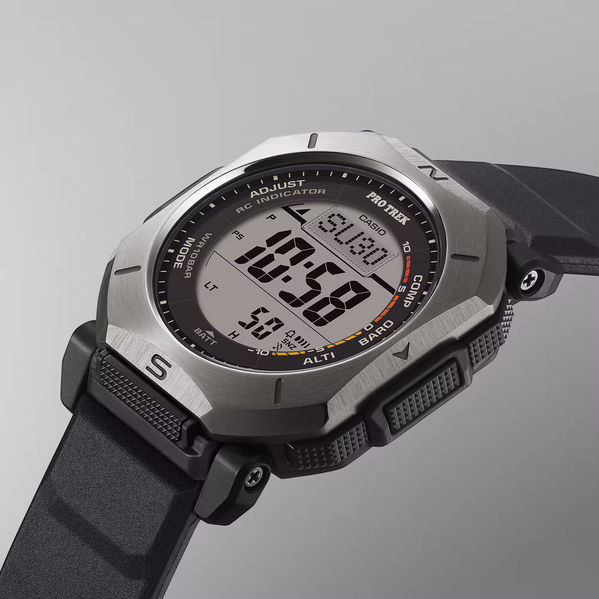 Reloj Casio Pro Trek PRW-69Y-1DR Hombre – Tough Solar Multiband 6 Triple Sensor 200M – Casio Perú Reloj Casio Pro Trek PRW-69Y-1DR Hombre – Tough Solar Multiband 6 Triple Sensor 200M - Imagen 10