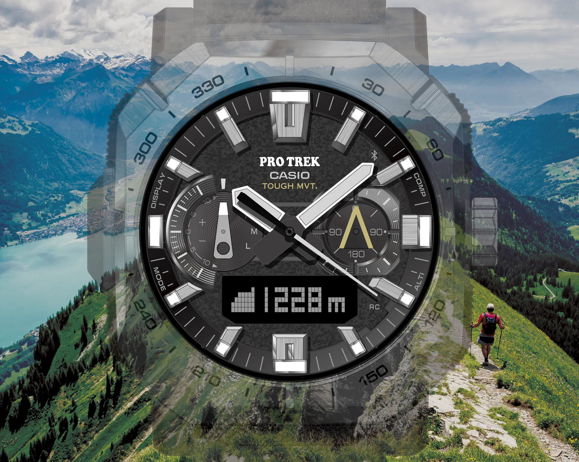 Reloj Casio Pro Trek PRW-B1000B-2DR Hombre – Bluetooth Tough Solar Triple Sensor Azul – Casio Perú Reloj Casio Pro Trek PRW-B1000B-2DR Hombre – Bluetooth Tough Solar Triple Sensor Azul - Imagen 8