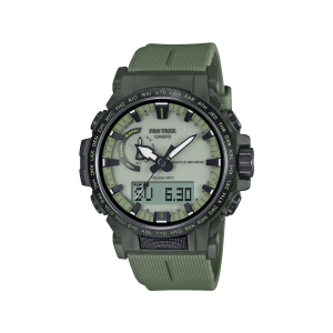 Reloj Casio Pro Trek PRW-61LD-3DR analógico-digital con Triple Sensor para montañismo