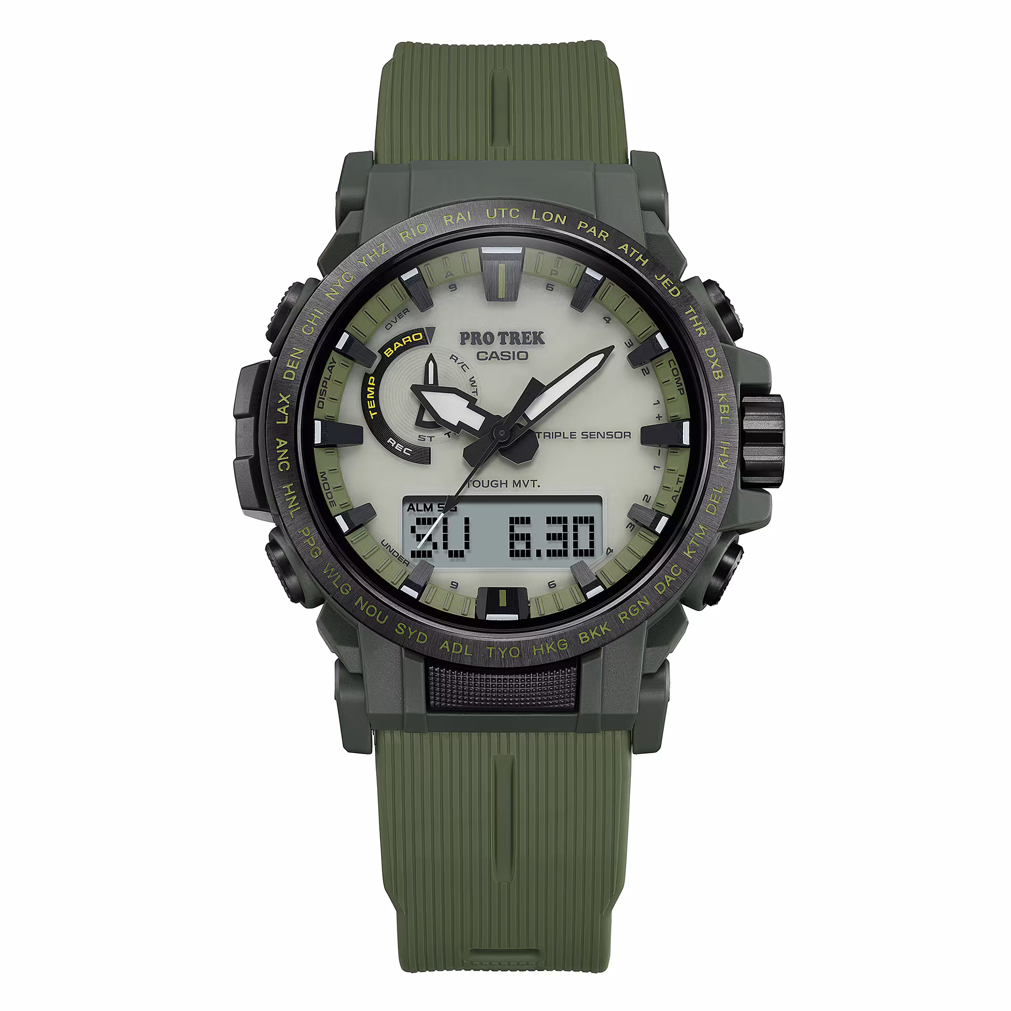 Casio Pro Trek PRW-61LD-3DR | Reloj con Triple Sensor y Tough Solar para Montañismo – Casio Perú Casio Pro Trek PRW-61LD-3DR | Reloj con Triple Sensor y Tough Solar para Montañismo - Imagen 2