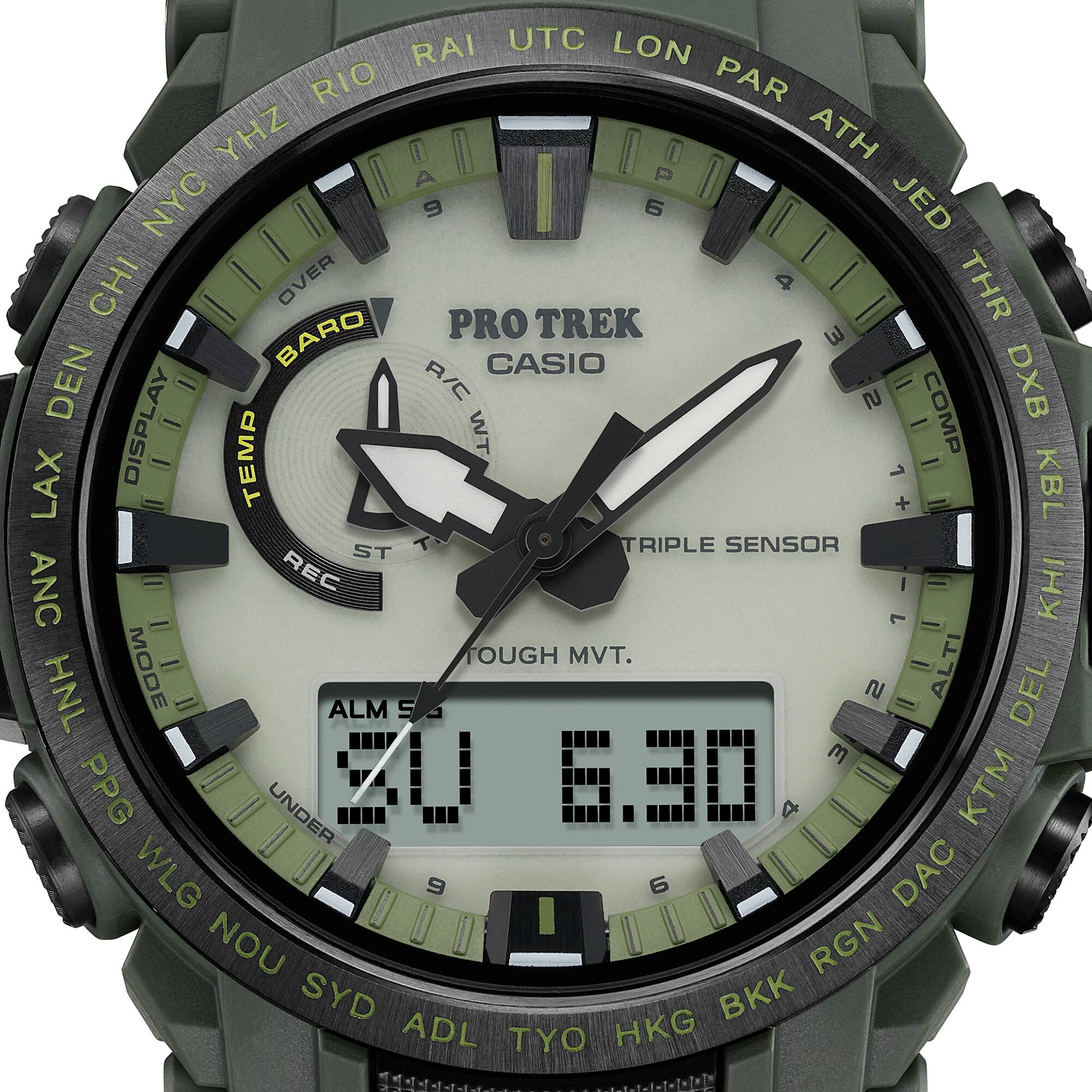 Casio Pro Trek PRW-61LD-3DR | Reloj con Triple Sensor y Tough Solar para Montañismo – Casio Perú Casio Pro Trek PRW-61LD-3DR | Reloj con Triple Sensor y Tough Solar para Montañismo - Imagen 3