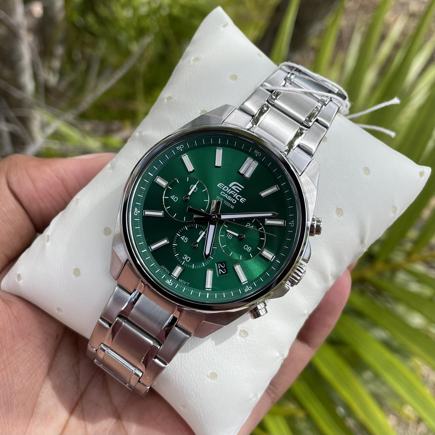 Reloj Casio Edifice EFV-650D-3AVUDF Hombre – Cronógrafo Verde Acero 100M – Casio Perú Reloj Casio Edifice EFV-650D-3AVUDF Hombre – Cronógrafo Verde Acero 100M - Imagen 2