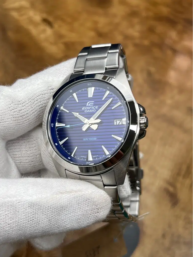 Reloj Casio Edifice EFV-140D-2AVUDF Hombre – Acero Esfera Azul 100M – Casio Perú Reloj Casio Edifice EFV-140D-2AVUDF Hombre – Acero Esfera Azul 100M - Imagen 4