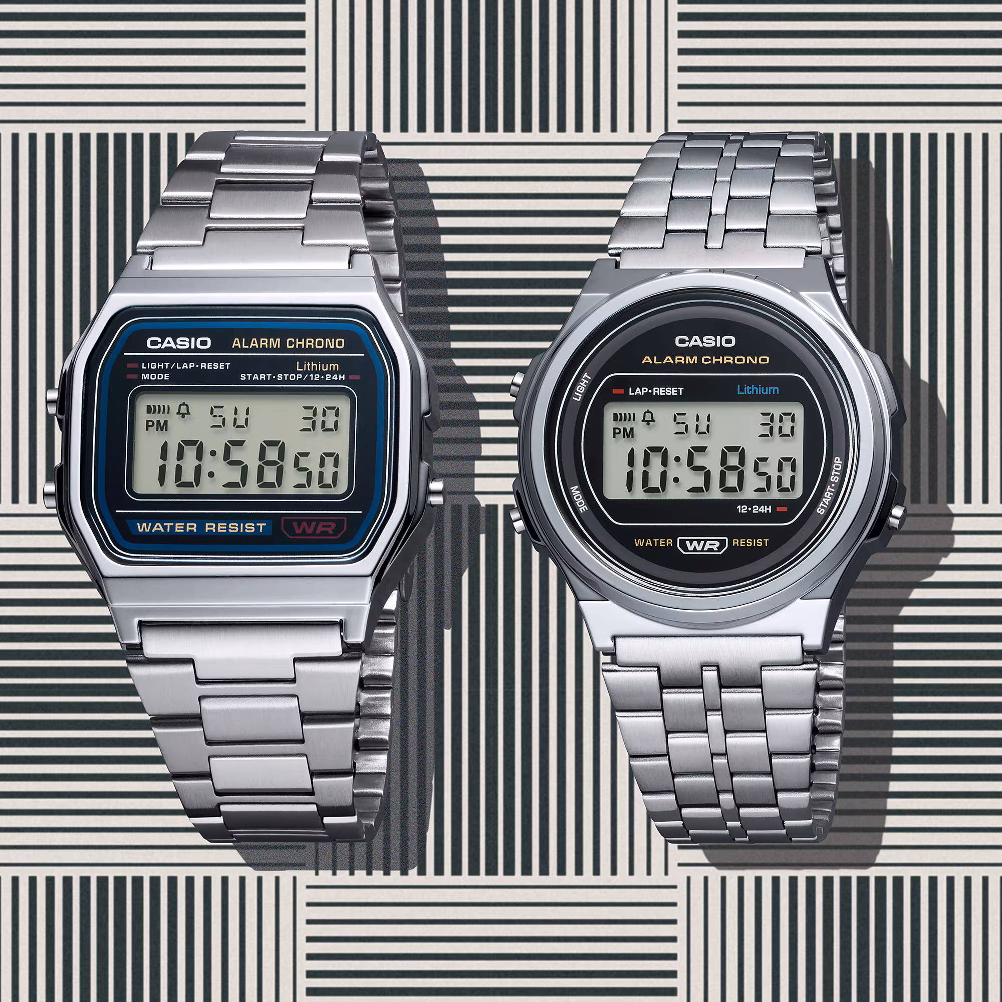 Reloj Casio Vintage A171WE-1ADF Unisex – Digital Plateado Negro Retro – Casio Perú Reloj Casio Vintage A171WE-1ADF Unisex – Digital Plateado Negro Retro - Imagen 4