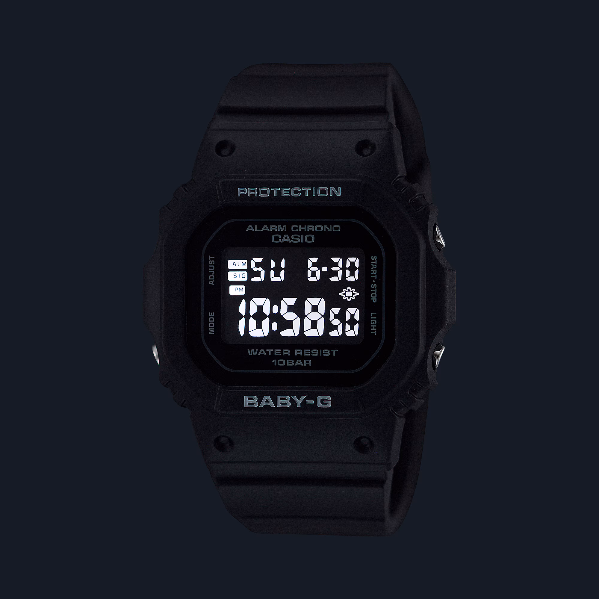 Reloj Casio Baby-G BGD-565U-1DR Mujer – Digital Negro 100M – Casio Perú Reloj Casio Baby-G BGD-565U-1DR Mujer – Digital Negro 100M - Imagen 2
