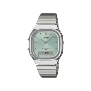 Casio AQ-240E-2A original Vintage esfera azul claro analógico digital