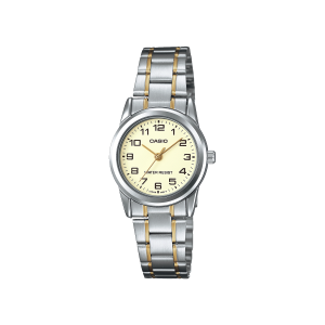 Casio LTP-V001SG-9BUDF original reloj bicolor dorado para mujer