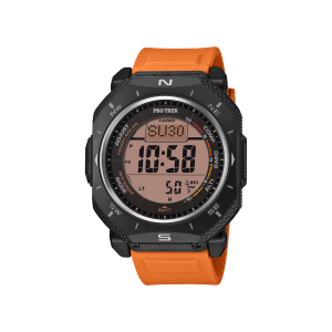 Reloj Casio Pro Trek PRG-69-4DR naranja Triple Sensor Tough Solar