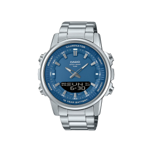Reloj Casio AMW-880D-2A1VDF analógico digital acero azul