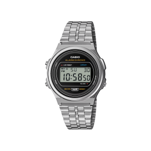 Reloj Casio Vintage A171WE-1ADF digital plateado negro
